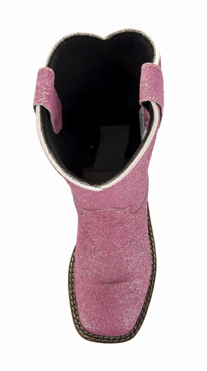 Tuffrider Children's Pink Glitter Western Boot, view 13