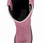 Youth Girls Pink Glitter Western Boots - Sparkle Cowgirl Boots with Durable Rubber Outsole - TuffRider viewed from above