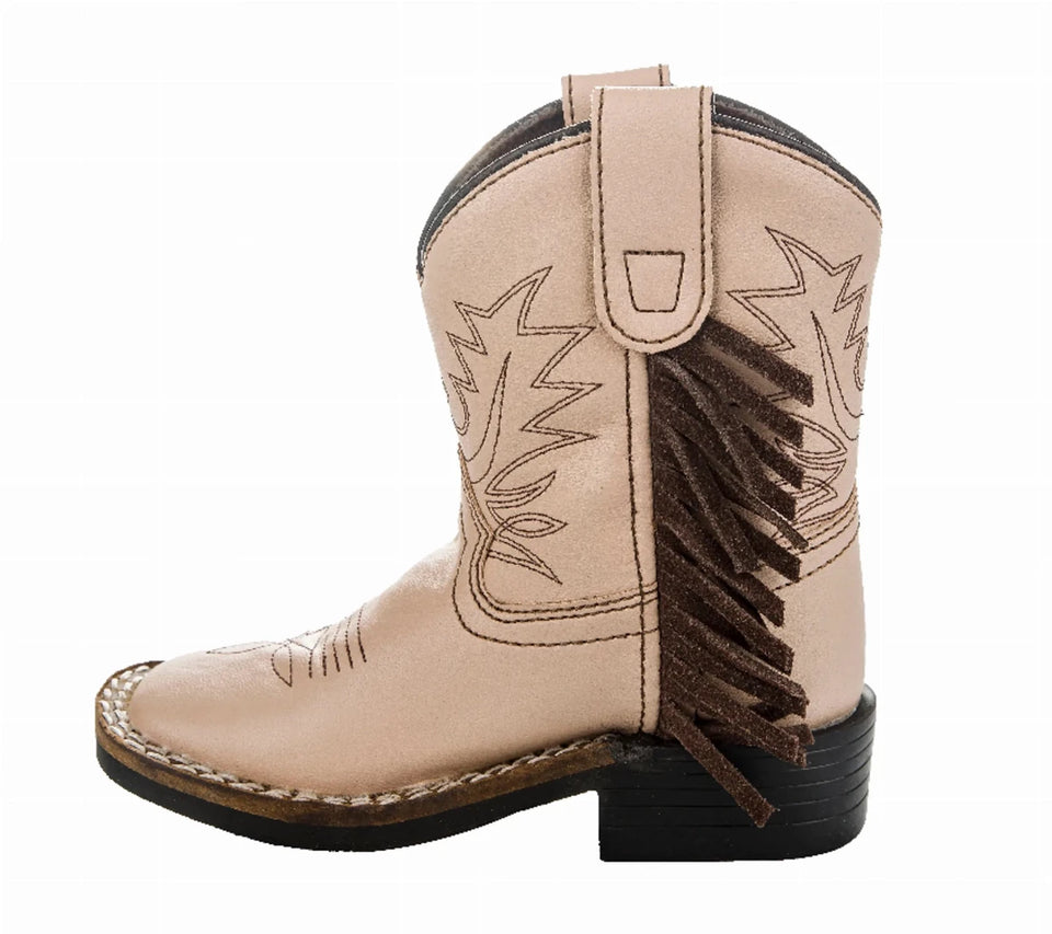 TuffRider Children's Tan Fringe Bootie, view 11