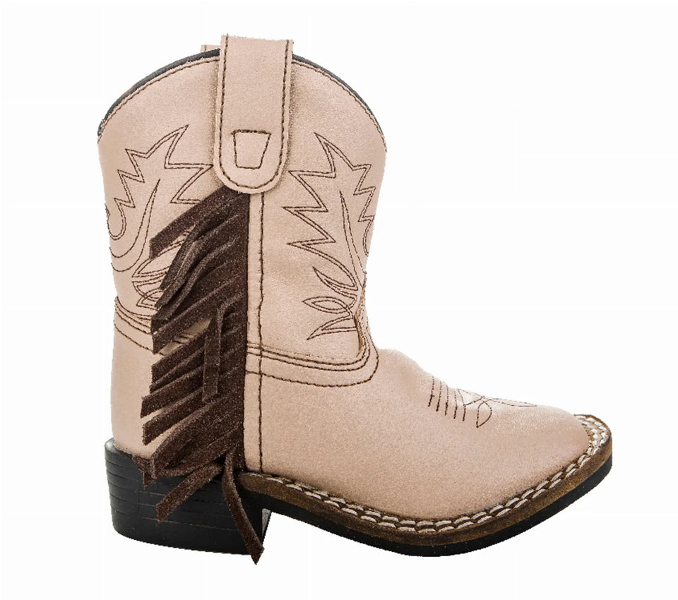TuffRider Children's Tan Fringe Bootie, view 6
