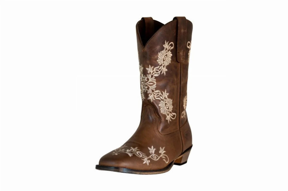 TuffRider Ladies Mormon Square Toe Western Boot, view 4