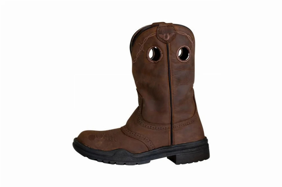 TuffRider Ladies Leigh Round Toe Western Boot, view 13