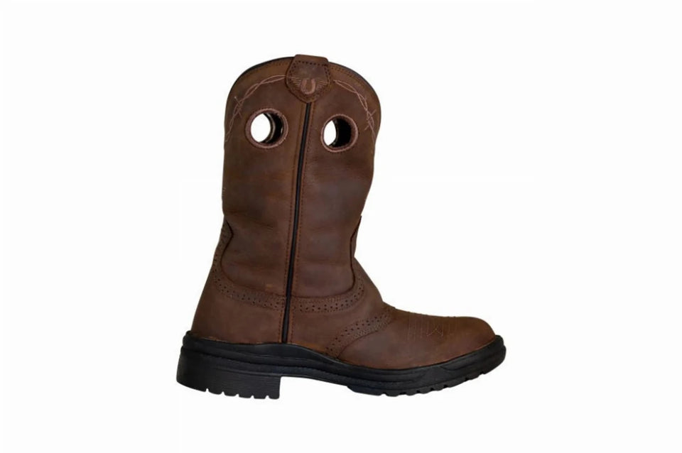 TuffRider Ladies Leigh Round Toe Western Boot, view 15