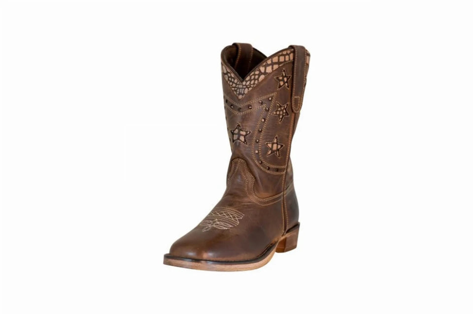 TuffRider Children's Rocky Mountain Square Toe Western Boot, view 8