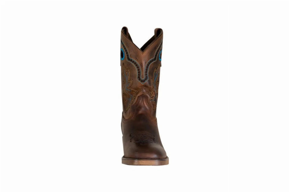 TuffRider Youth Rocky Mountain Square Toe Western Boots, view 8