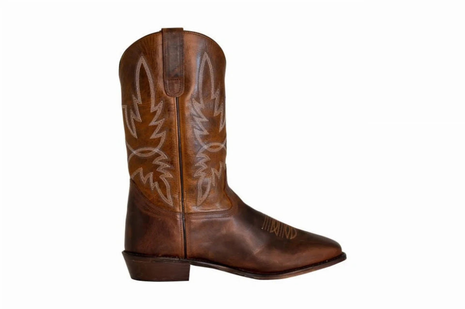 TuffRider Men's Old Faithful Wide Square Toe Western Boots, view 19