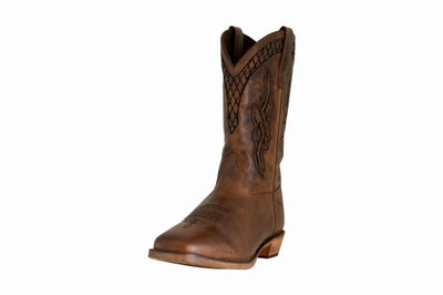 TuffRider Men's Grand Canyon Wide Square Toe Western Boot, Brown/7