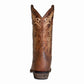 TuffRider Men's Lamar Western Boots - Wide Square Toe Cowboy Boots with Tooled Cross Design - Pets Perfect