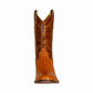 Men's Wide Round Toe Western Boots - Classic Cowboy Boots with Durable Rubber Outsole - TuffRider Norris in brown leather