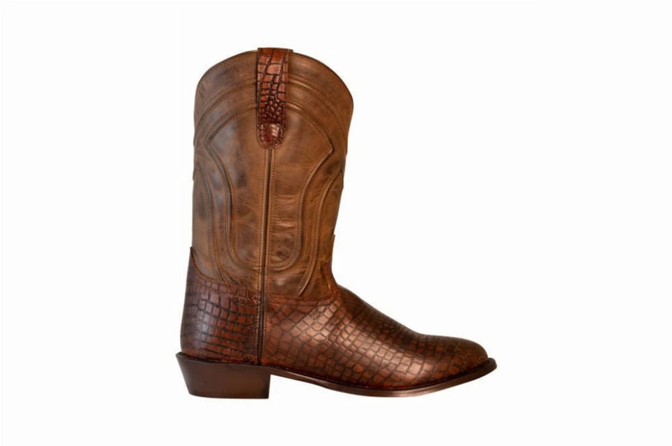 Men's Wide Round Toe Western Boots, TuffRider Hayden, view 18