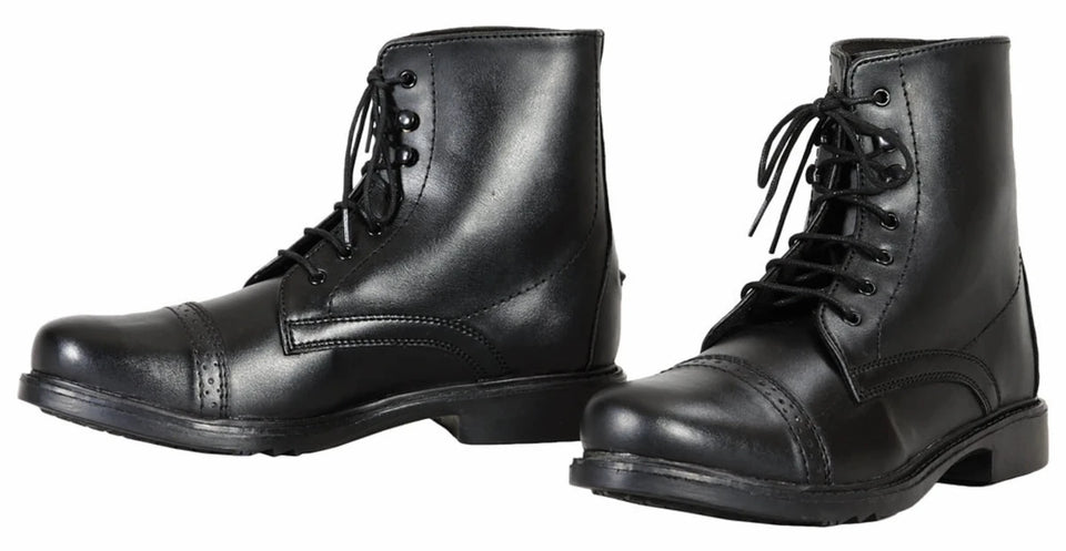 Women's Laced Paddock Boots - TuffRider Starter Synthetic Leather, view 23