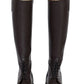 Kids Field Boots - TuffRider Children's Starter Back Zip Synthetic Leather Riding Boots - Pack Of: 1 shown in dark brown