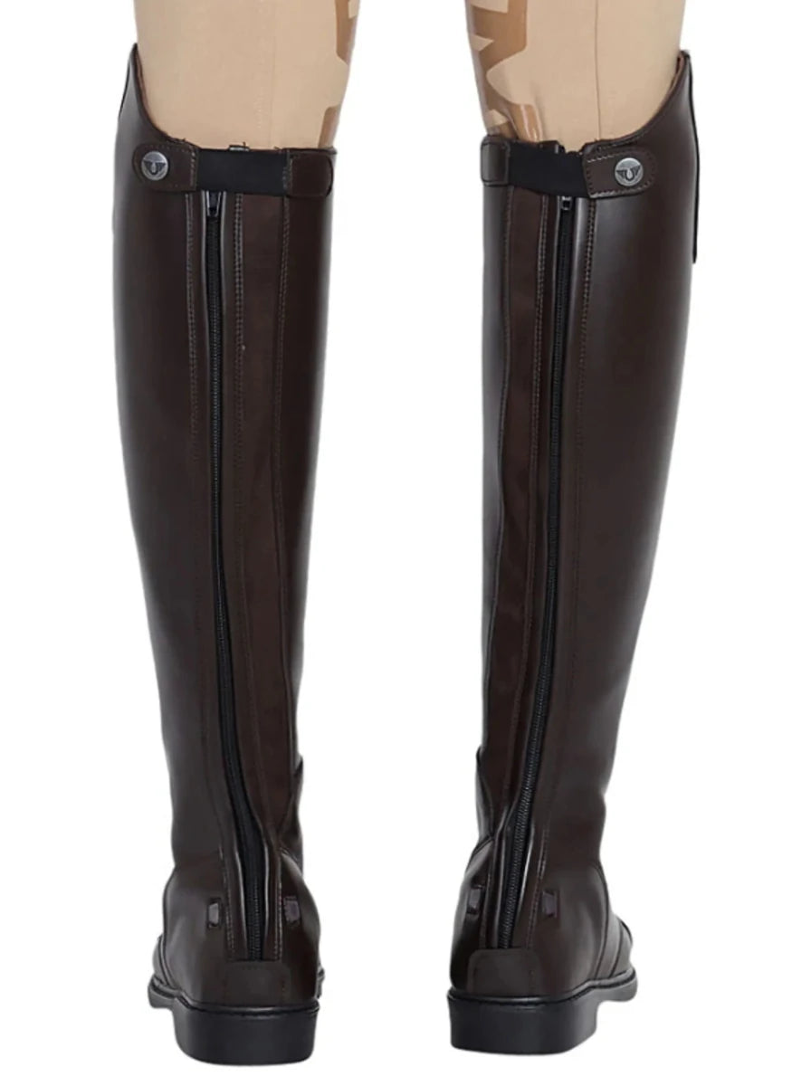 Kids Field Boots - TuffRider Children's Starter Back Zip Synthetic Leather Riding Boots - Pack Of: 1 shown from rear view