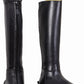 Men's Tall Dress Boots - TuffRider Baroque Leather Riding Boots with Spanish Top and Back Zipper - Color: Black | Pack Of: 1