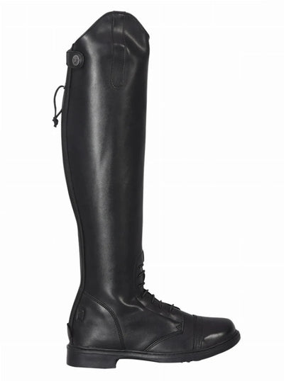 Women's Synthetic Field Boots - TuffRider Starter Back Zipper Riding, Black/10