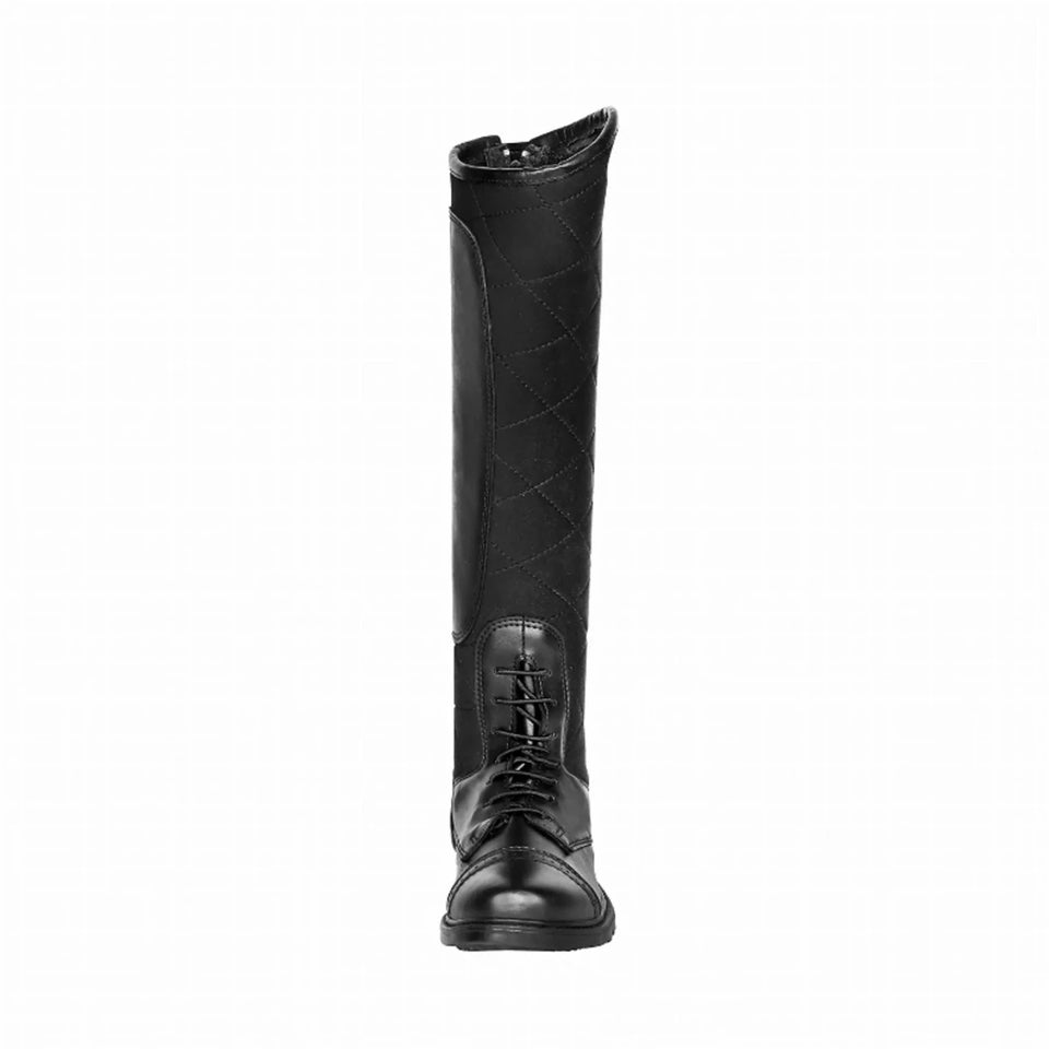 Women's Quilted Winter Field Boots, Black, view 36
