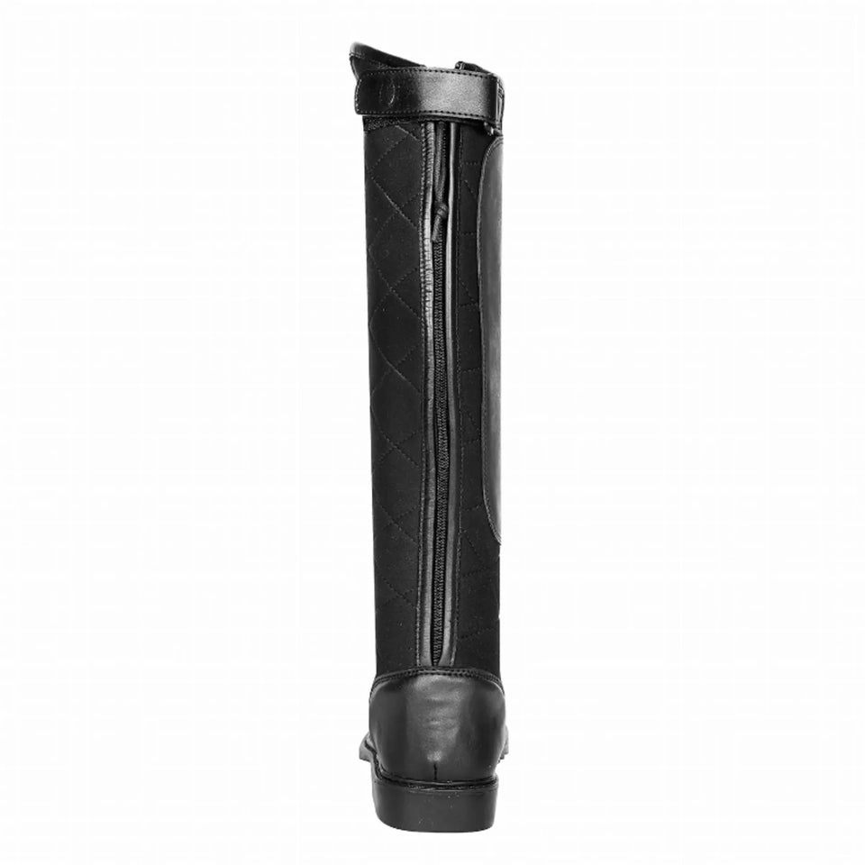 Women's Quilted Winter Field Boots, Black, view 38
