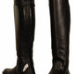 Women's Winter Riding Boots - TuffRider Tundra Fleece Lined Tall Boots for Cold Weather - Color: Black | Pack Of: 1 - Pets Perfect