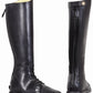 Women's Leather Field Boots - TuffRider Short Baroque Back Zipper Riding Boots - Color: Black | Pack Of: 1 - Pets Perfect