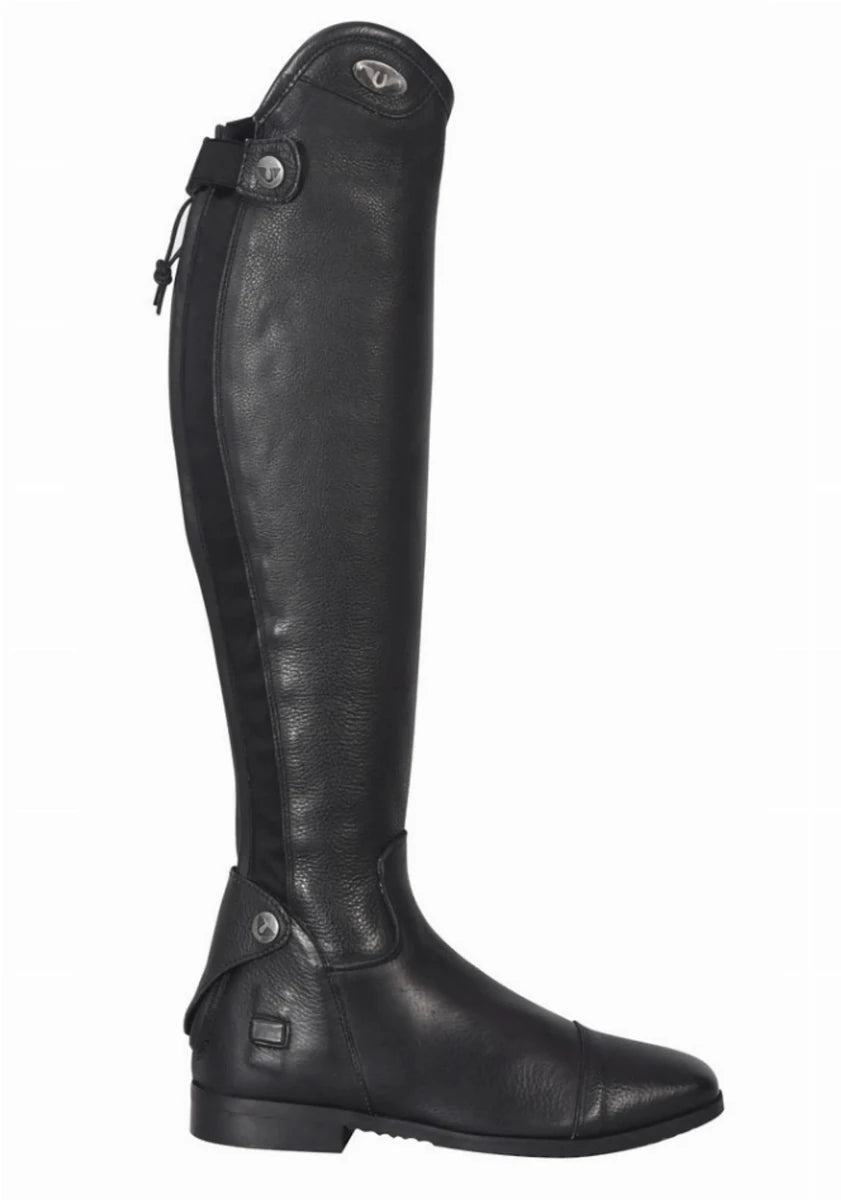 Women's Tall Dress Boots - TuffRider Wellesley Leather Riding Boots with Flex Construction - Pets Perfect