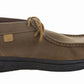 TuffRider Men's Lace Chukka Boot in brown leather with black rubber sole and lace-up design for casual wear.