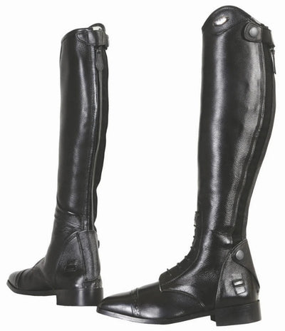 Women's Leather Field Boots - TuffRider Regal Premium Riding Boots, 10/Regular