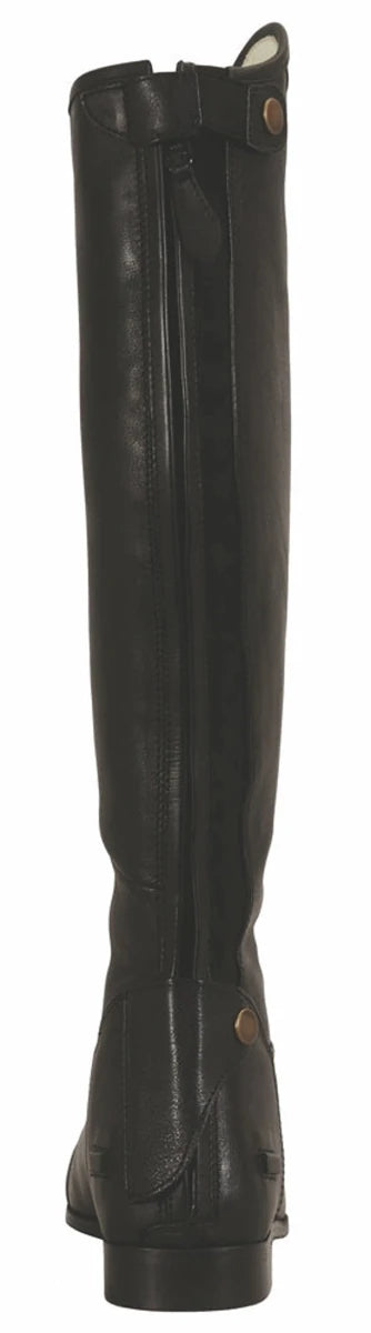 Women's Leather Riding Boots - Premium Equestrian Dress Boots for Dressage and Show - Color: Black | Pack Of: 1 - Pets Perfect