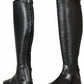 Women's Tall Dress Boots - Leather Dressage Riding Boots with Spanish Top and Back Zipper - Color: Black | Pack Of: 1