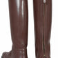 Men's Polo Boots - TuffRider Tall Leather Riding Boots with Heavy Duty Zipper for Polo Players - Color: Mocha | Pack Of: 1 | Shape: Regular