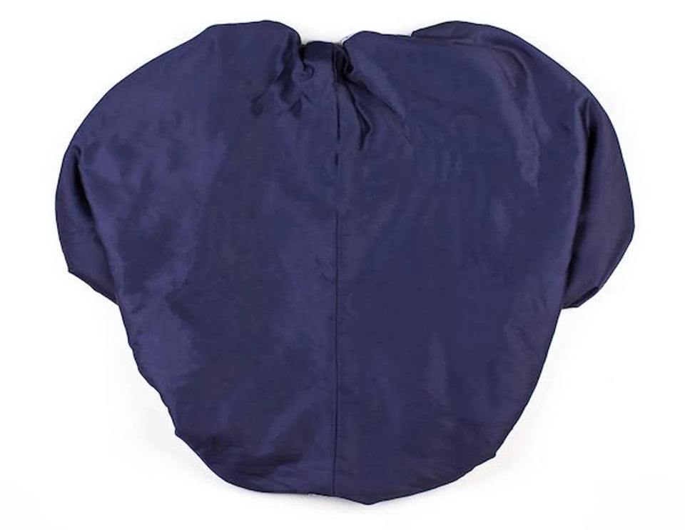 Lettia Navy With Grey AP saddle cover, view 3
