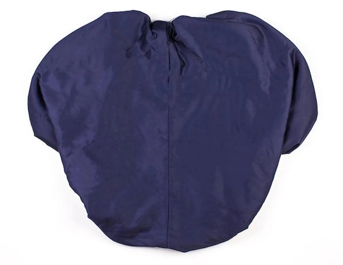 Lettia Dressage Saddle Cover in navy blue, protective equestrian gear for horse saddles, durable and water-resistant