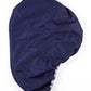 Lettia Dressage Saddle Cover in navy blue, designed to protect and store equestrian saddles securely.