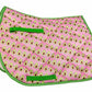 Lettia Avocado All Purpose Pad with green trim and avocado print, designed for versatile pet use and comfort.
