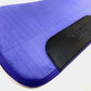Lettia Western Saddle Pad in purple with quilted design and black leather patch for equestrian horse tack supplies