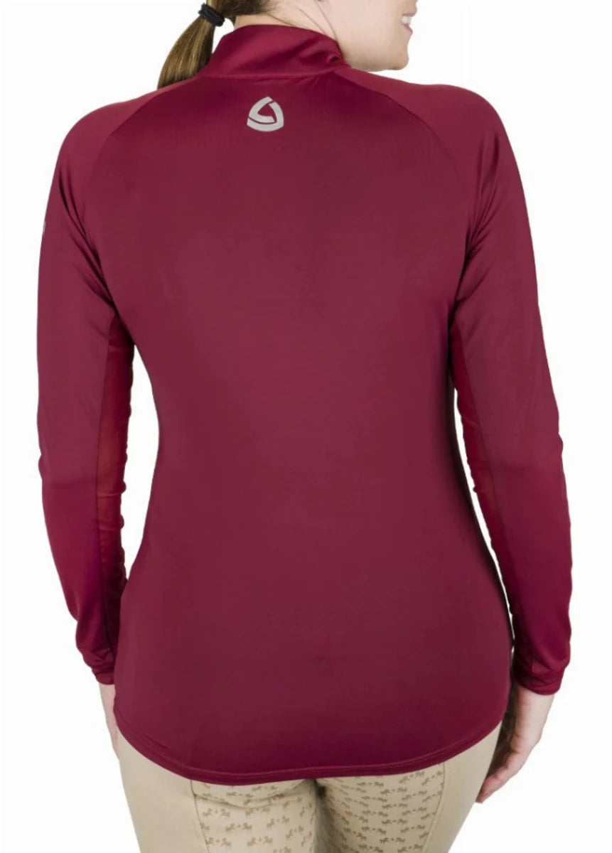 Lettia Women Quarter-Zip Neck UPF 50+ Sun Shirt, view 43