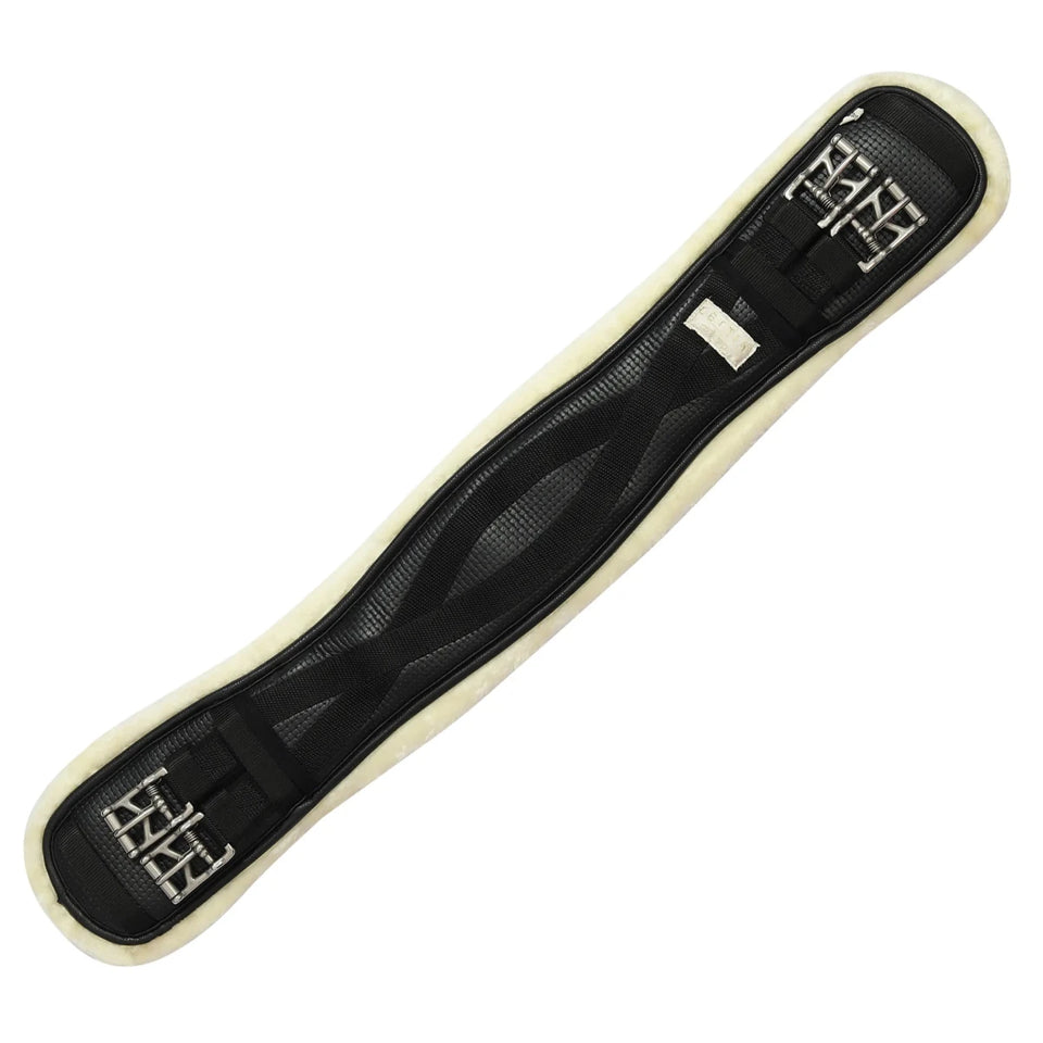 Lettia Clik Dressage Sherpa Fleece Clik Girth-Black, 22 in, view 12