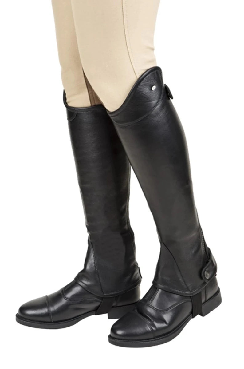 Lettia Adult London Leather Half Chaps, view 6