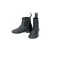 Lettia Children's Paddock Shoes- Black- 11, durable black paddock boots for children with side zipper and pull tab