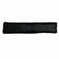Black padded equestrian girth with soft edging for comfort, Lettia Coolmax Dressage Girth for horse tack and equestrian supplies.