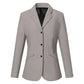 Euro-star Competition jacket ESLucia-Faded Grey - 32, tailored riding jacket with three-button front and notch lapel collar.
