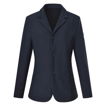 Euro-star Competition jacket ESLucio Perforated-Black - 48 stylish equestrian blazer with perforated breathable fabric and tailored fit