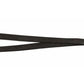Triple Covered Stirrup Leathers - Premium English Saddle Stirrup Straps in dark brown leather with silver buckle for horse tack.