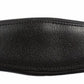 Dressage Girth - Contoured Leather Girth with Elastic Inset in black for comfortable secure horse tack fit
