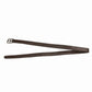 Henri de Rivel Leadline Triple Covered Stirrup Leather in dark brown with buckle for equestrian horse tack and supplies