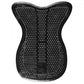 Horsena Slim Gel Saddle Pad in black with perforated gel design for horse tack and equestrian comfort