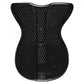Horsena Back Balance Gel Dressage Saddle Pad in black gel material designed for comfort and support under the saddle