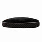 Halo Natasha Rectangular Dog Bed - Quilted Plush Pet Bed with Removable Machine Washable Cover in black and brown design