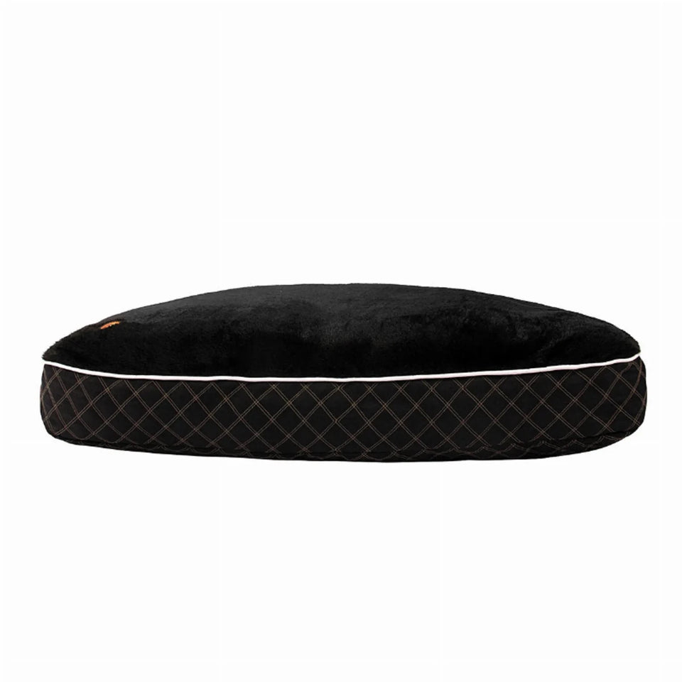 Halo Natasha Rectangular Dog Bed - Quilted Plush Pet Bed with, Brown/1, view 5