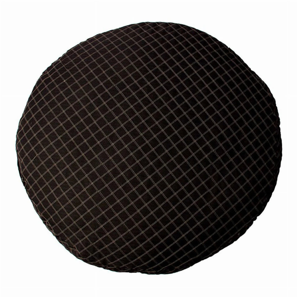 Round Dog Bed - Quilted Plush Bed with Removable Washable Cover, view 12