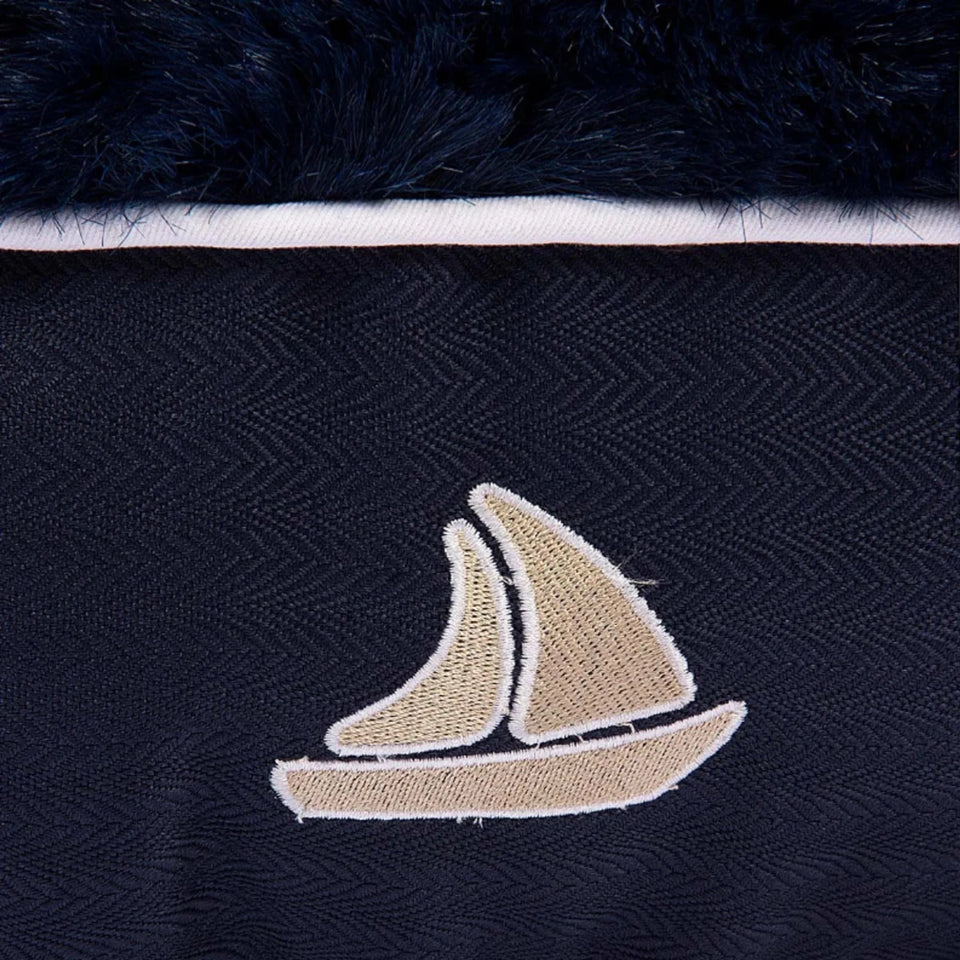 Halo Sailboat Round Dog Bed, view 6
